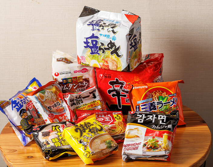 袋ラーメン集合